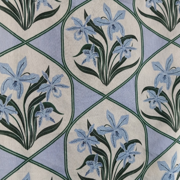 Agua By Agua Bendita Lavanda Floral Cotton Silk Voile Pareo/Sarong OS - Picture 7 of 15